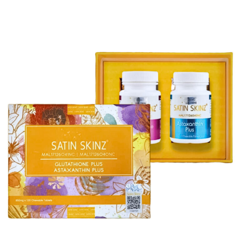 Satin Skinz Glutathione Plus & Astaxanthin Plus