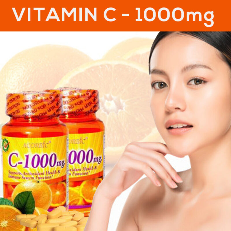 Acorbic C-1000mg Vitamin C Supplement - 30 Capsules - Image 3