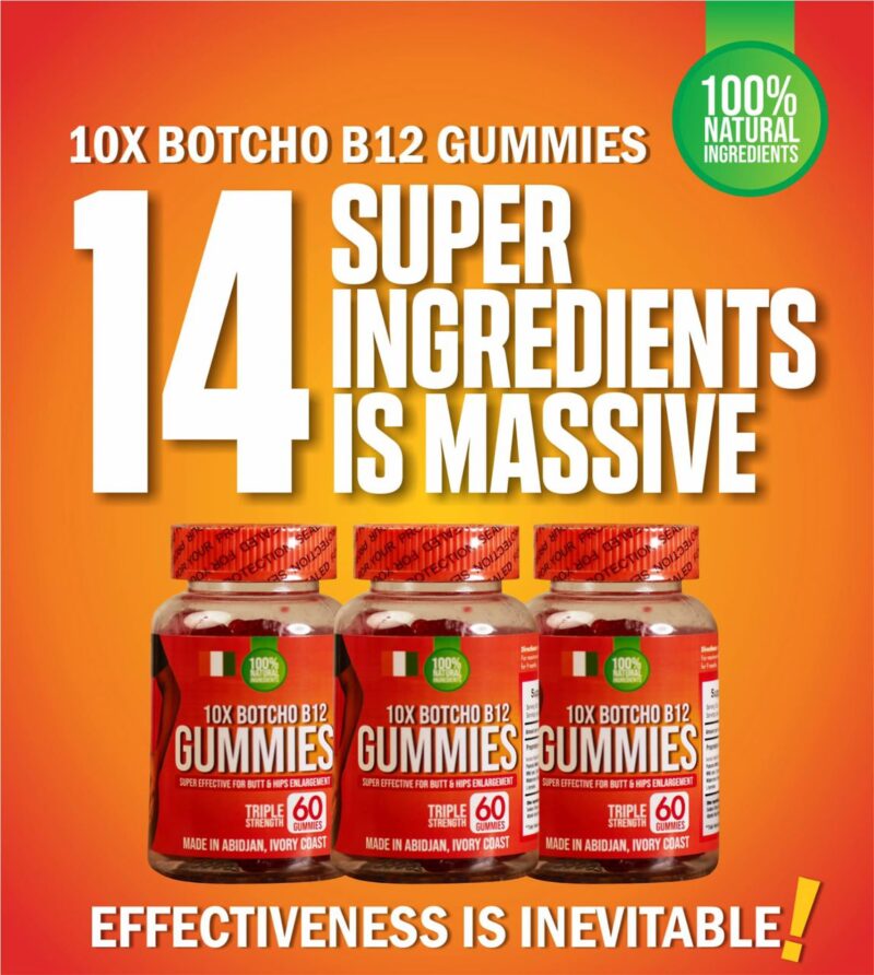 10X Botcho B12 Butt Enlargement Gummies - Image 2